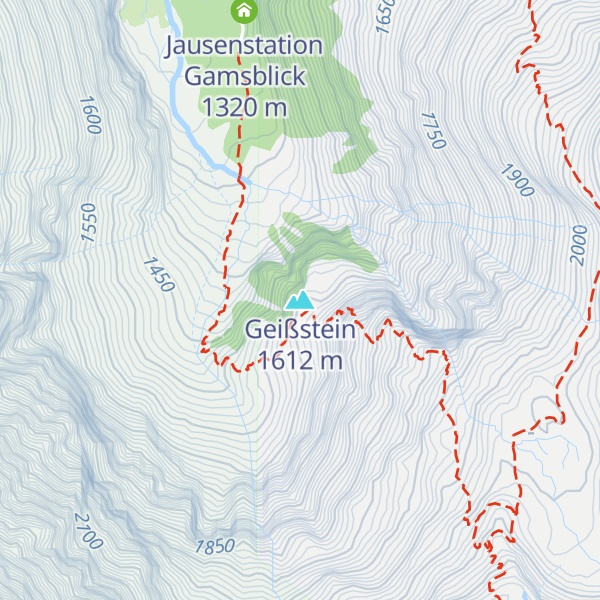 Map of Geißstein