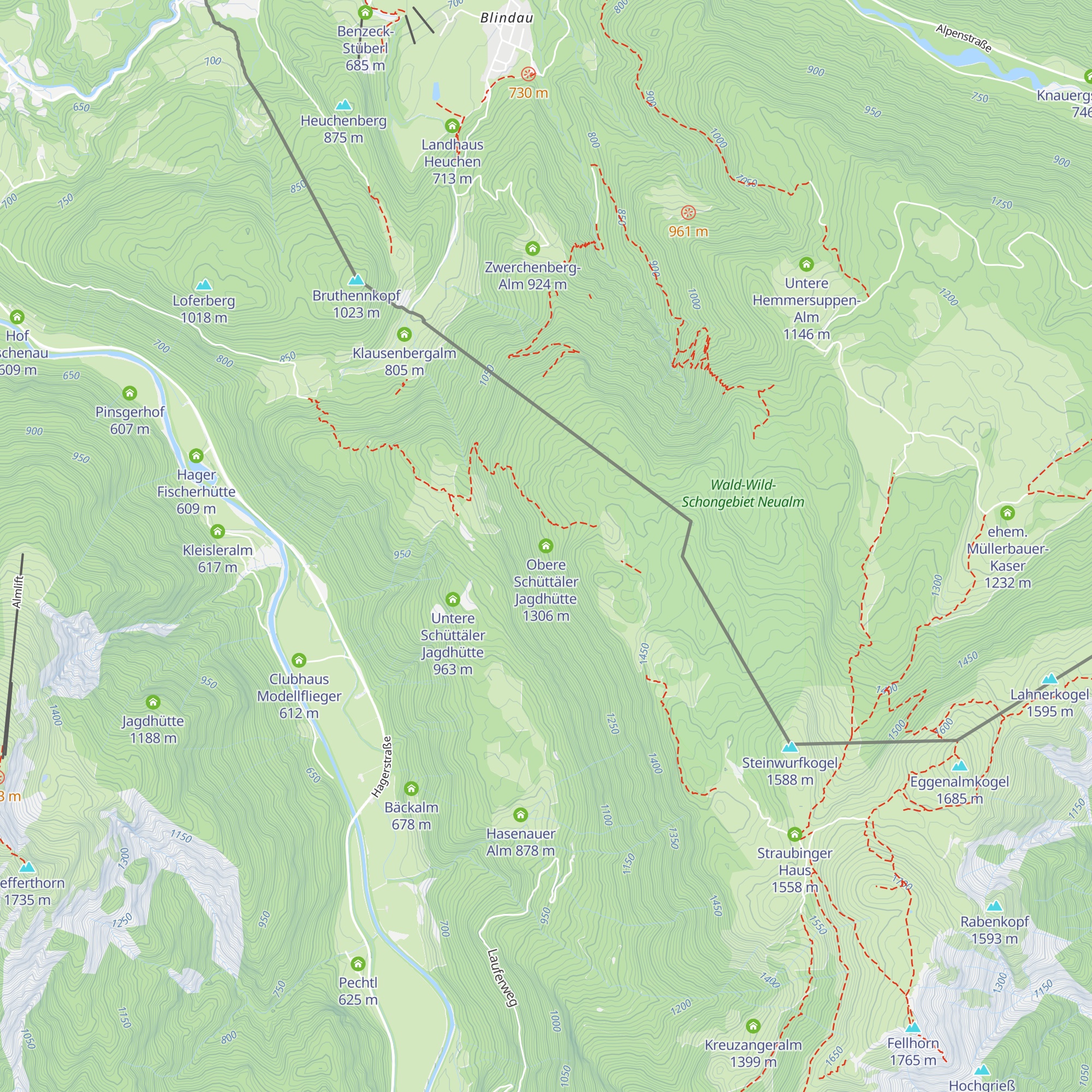 Obere Schüttäler Jagdhütte map