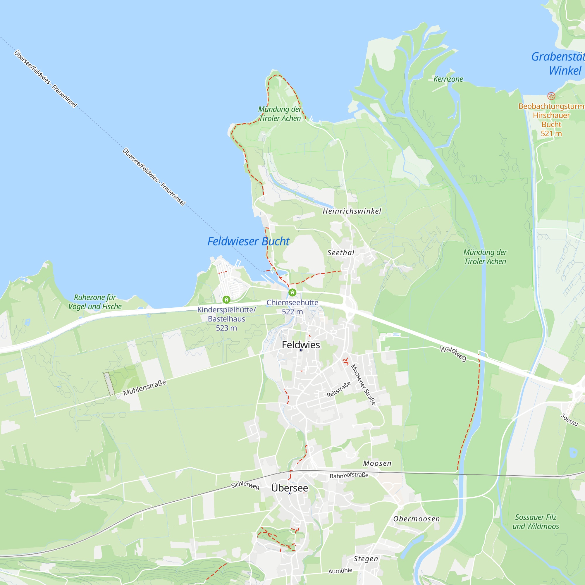 Chiemseehütte map