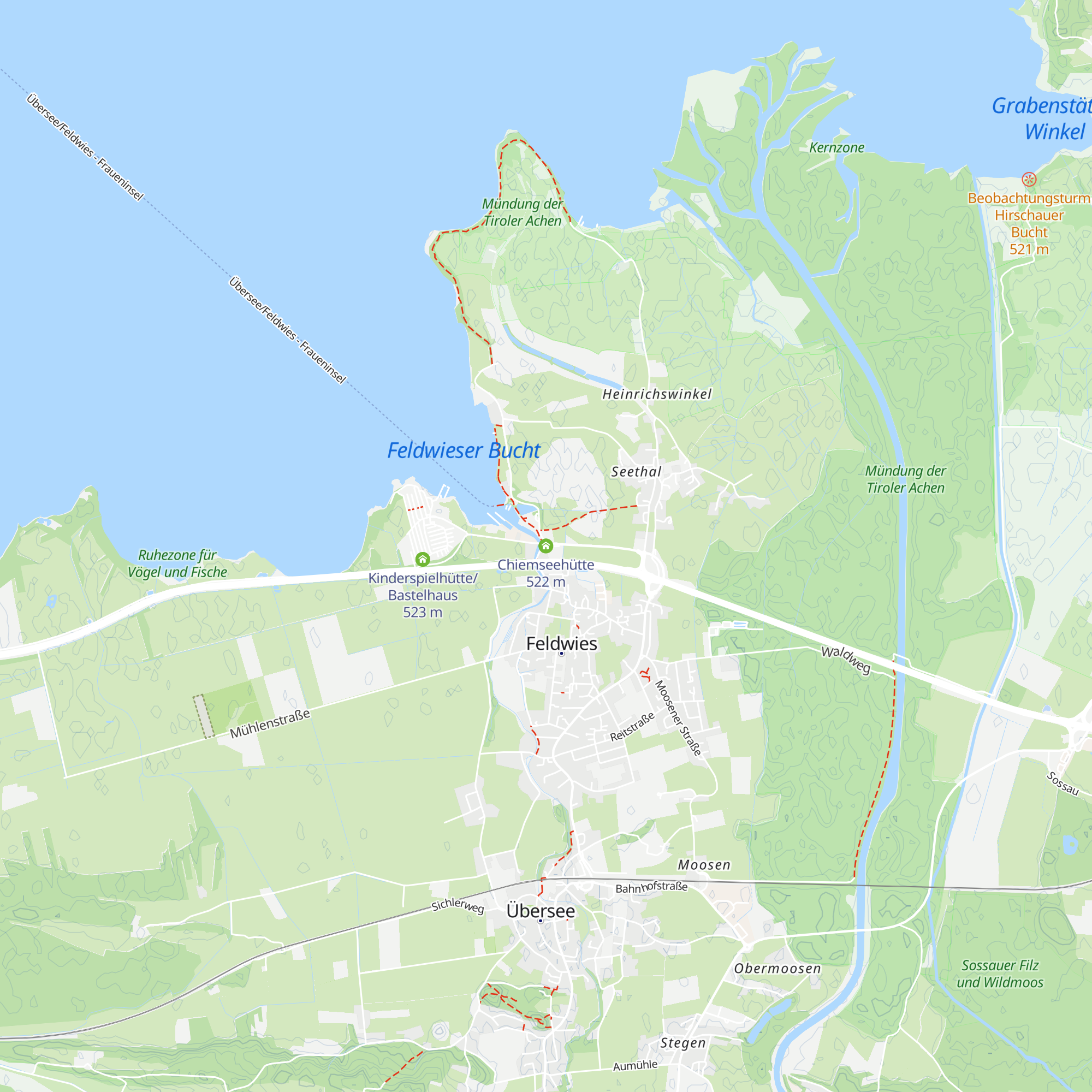 Chiemseehütte map