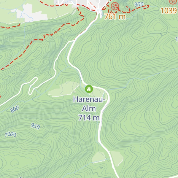 Map of Harenau-Alm