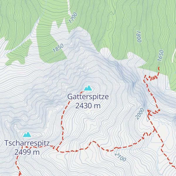 Map of Gatterspitze