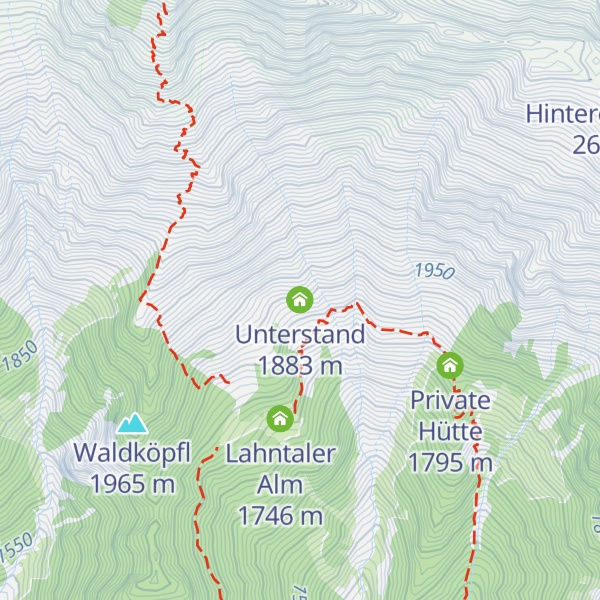 Map of Unterstand