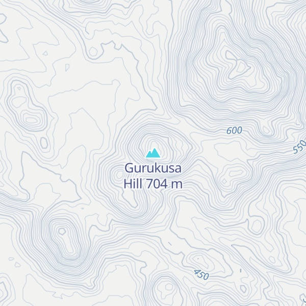 Map of Gurukusa Hill