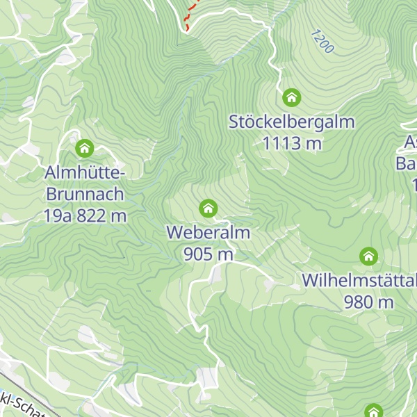 Map of Weberalm