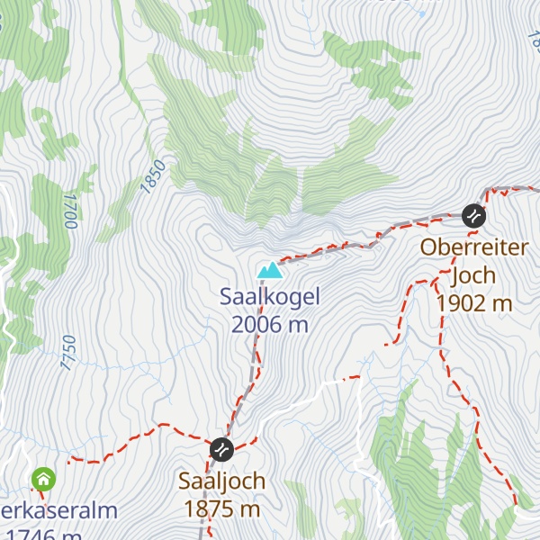 Map of Saalkogel