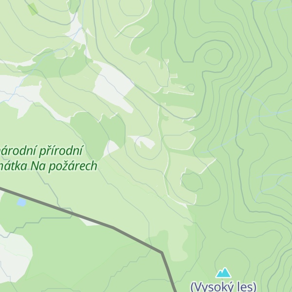 Map of (Na Požárech) [Lesná-Jedlina]
