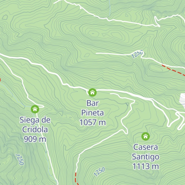 Map of Bar Pineta
