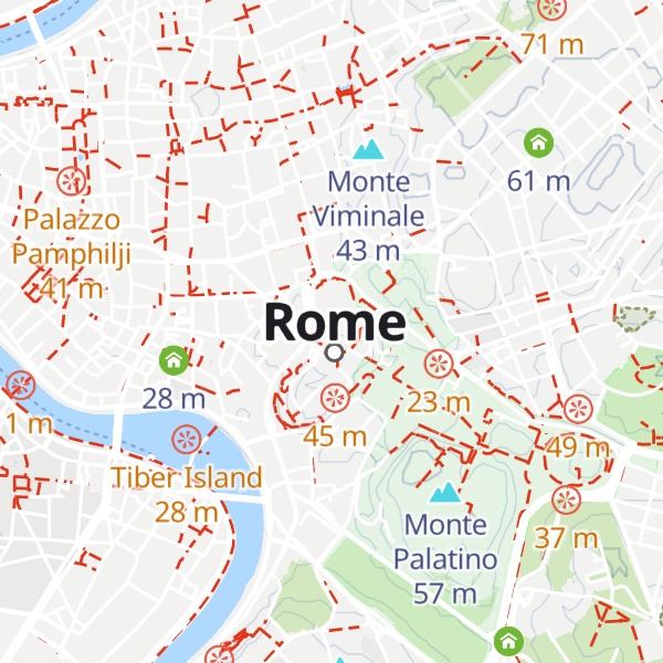 Map of Monte Capitolino