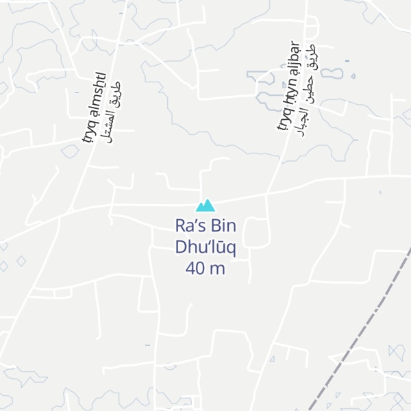 Map of Ra’s Bin Dhu‘lūq