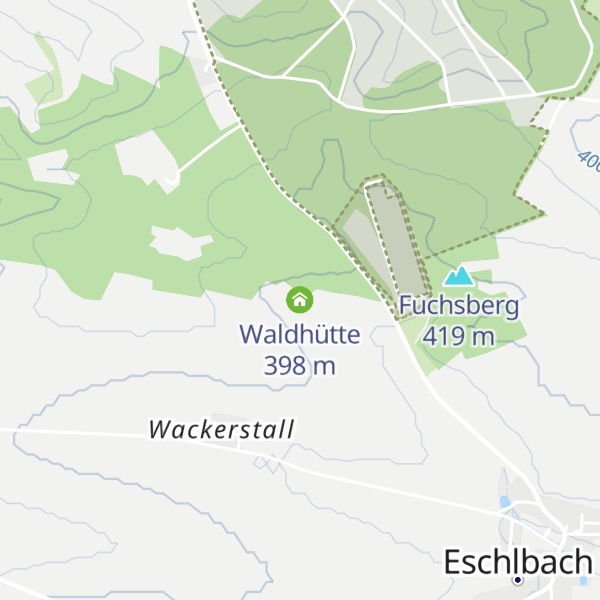 Map of Waldhütte
