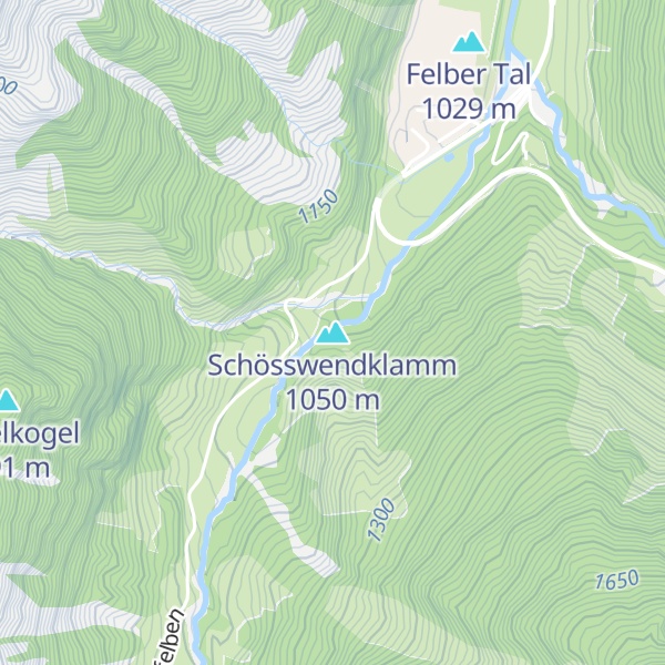 Map of Schösswendklamm