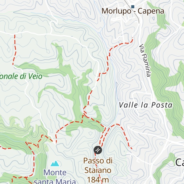 Map of Castellaccio