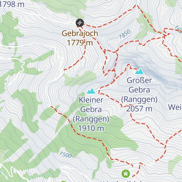 Map of Kleiner Gebra (Ranggen)