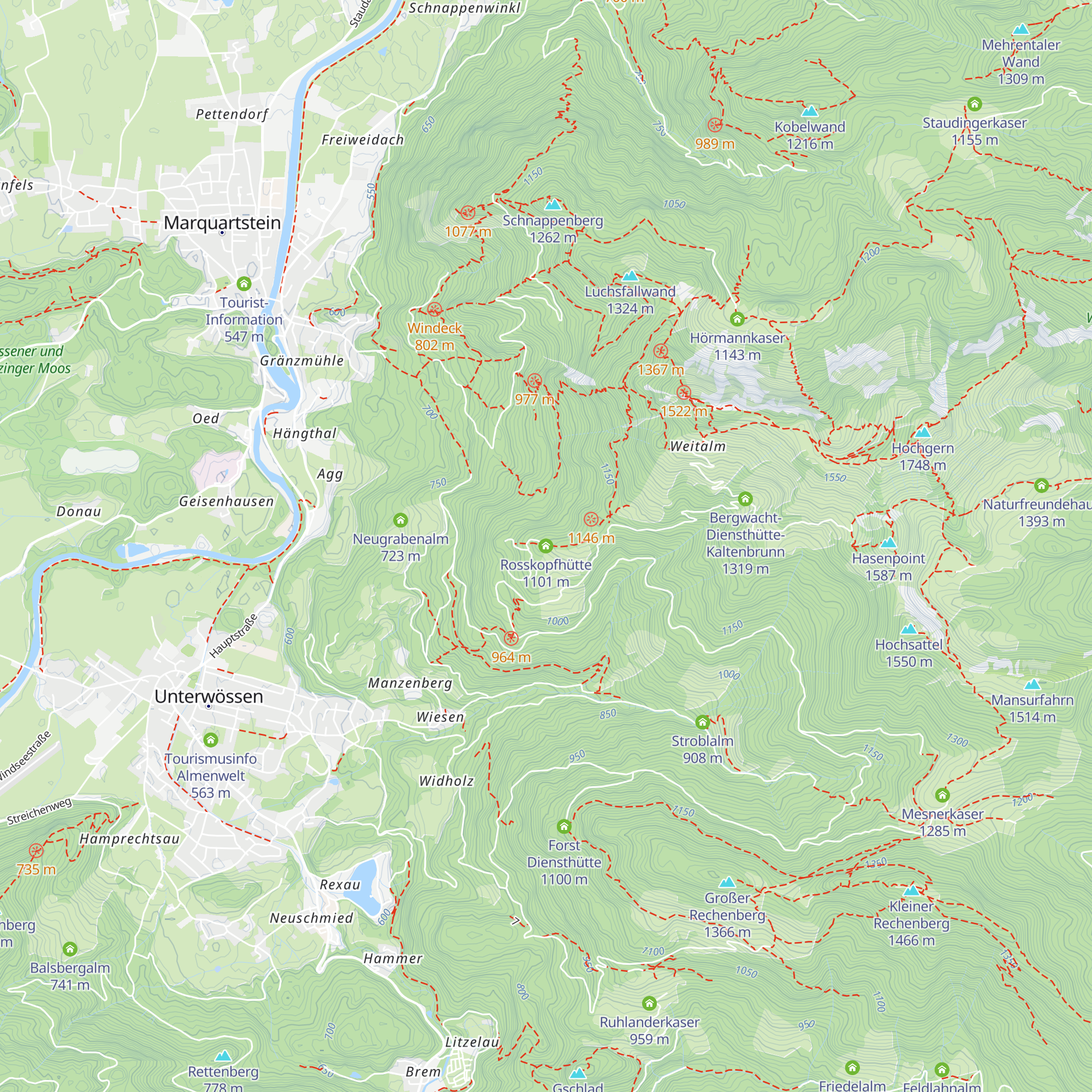 Rosskopfhütte map