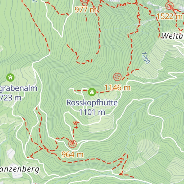 Map of Rosskopfhütte