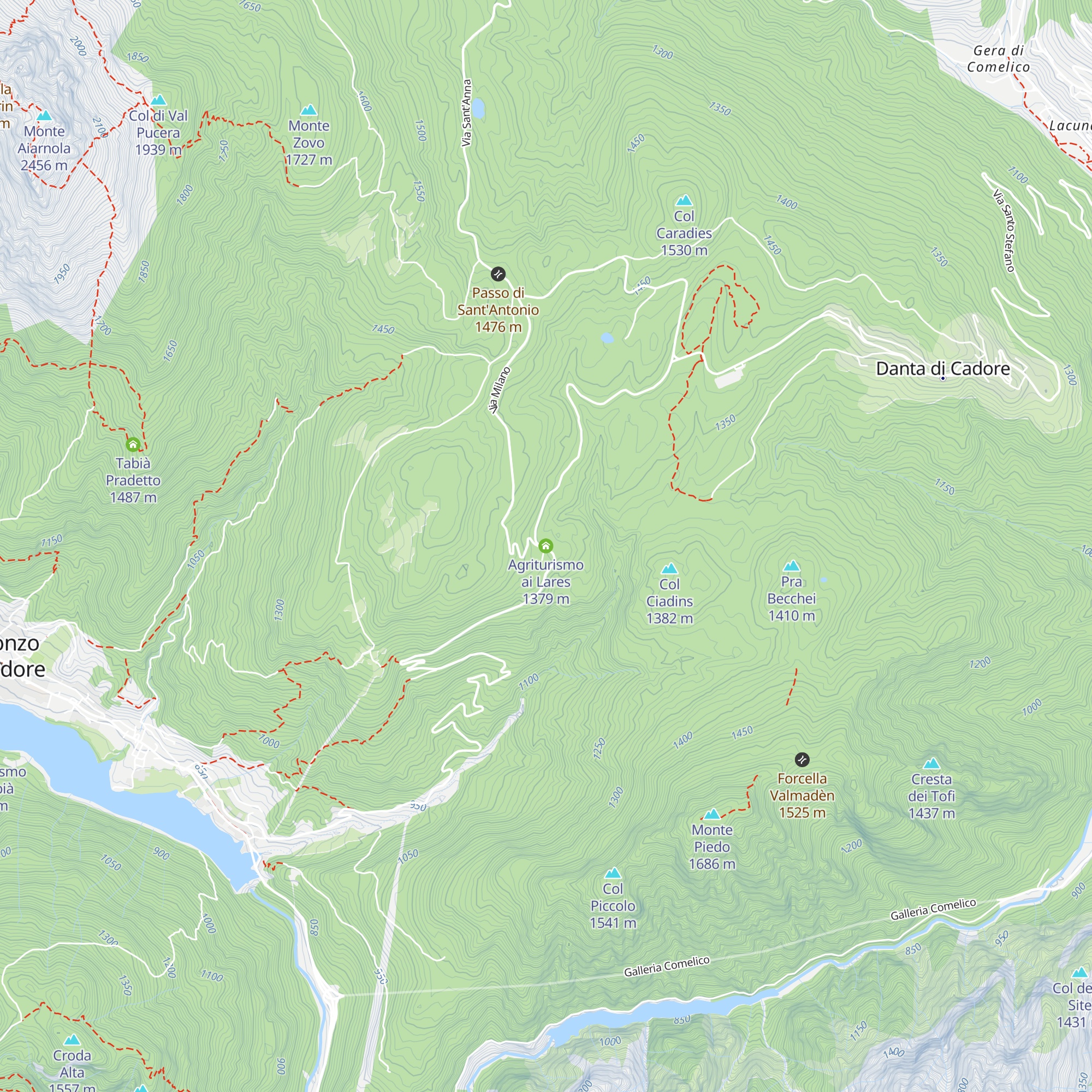 Agriturismo ai Lares map