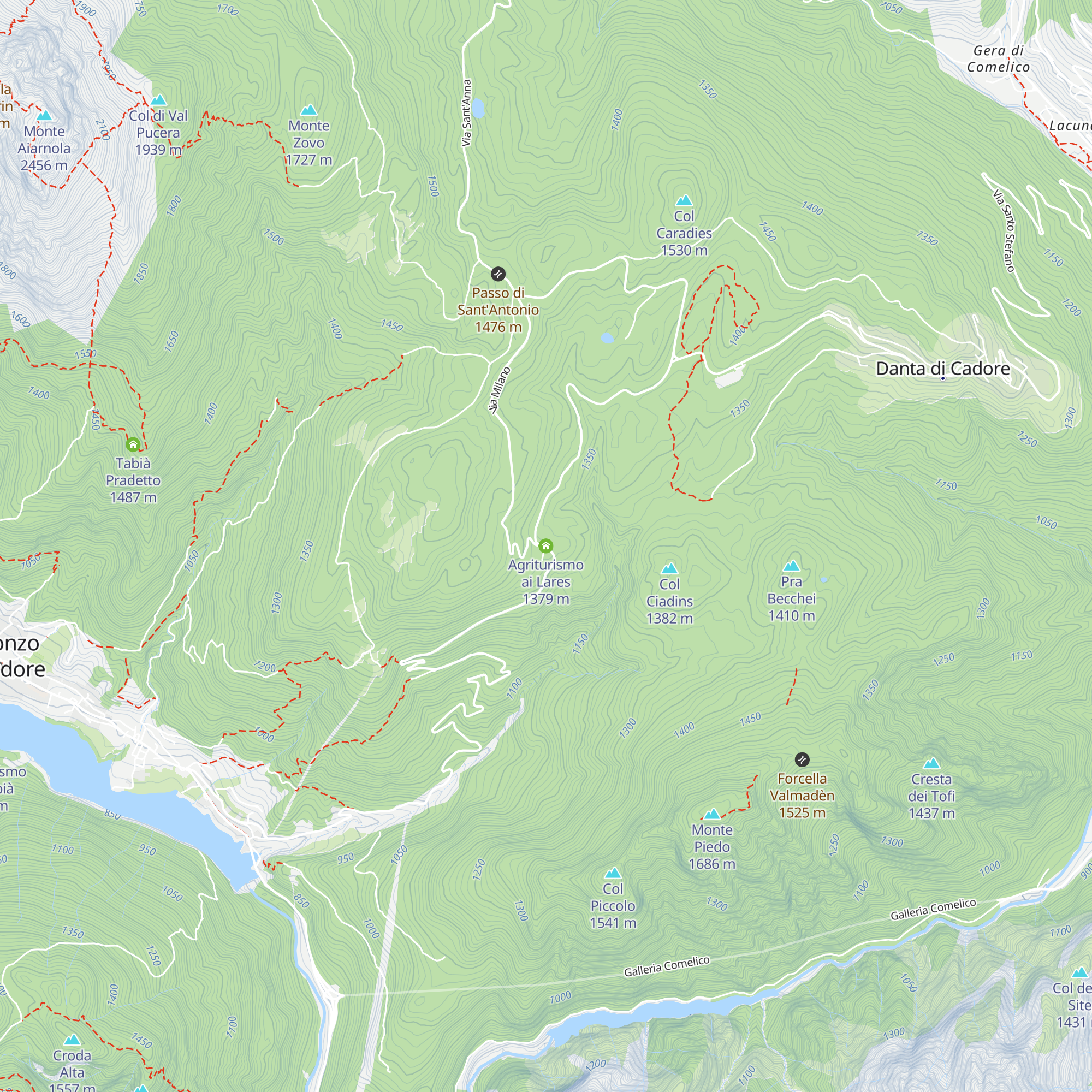 Agriturismo ai Lares map