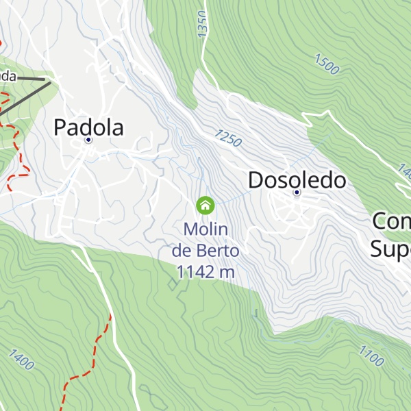 Map of Molin de Berto