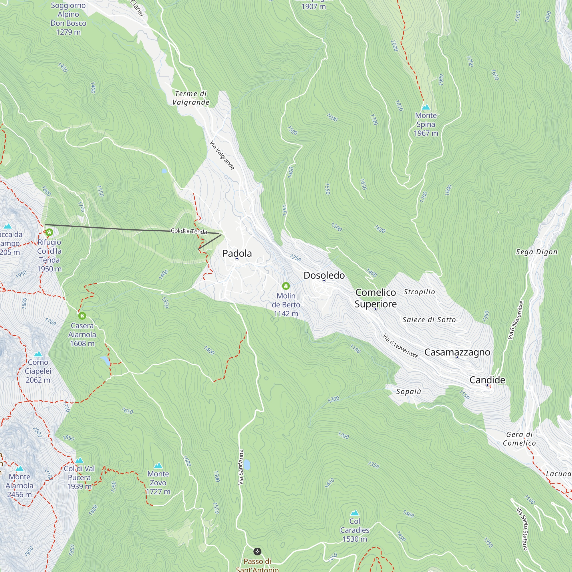 Molin de Berto map