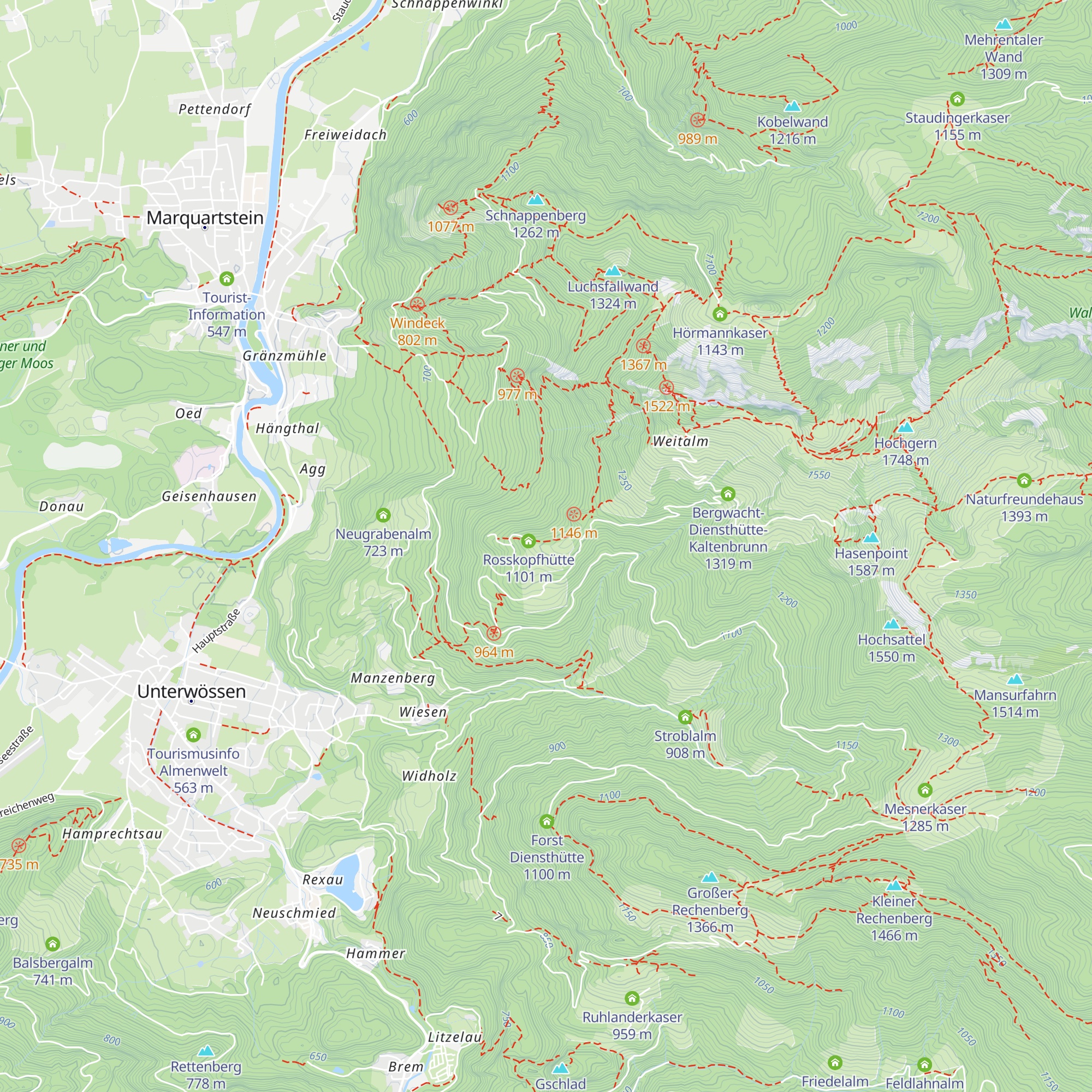 Agerkaser map