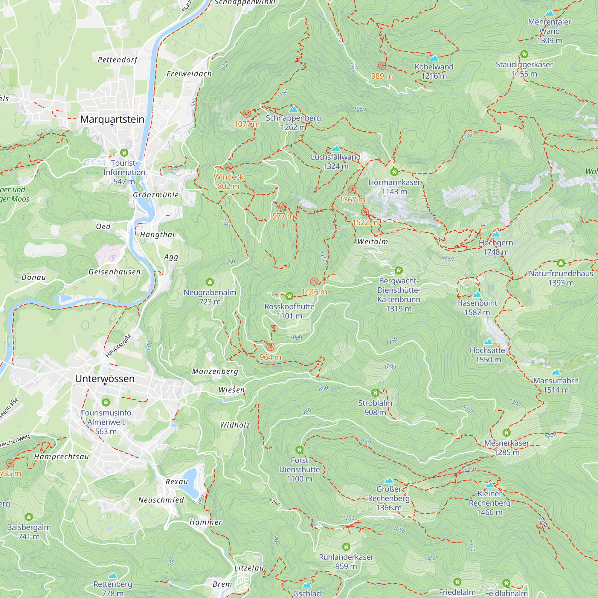 Agerkaser map