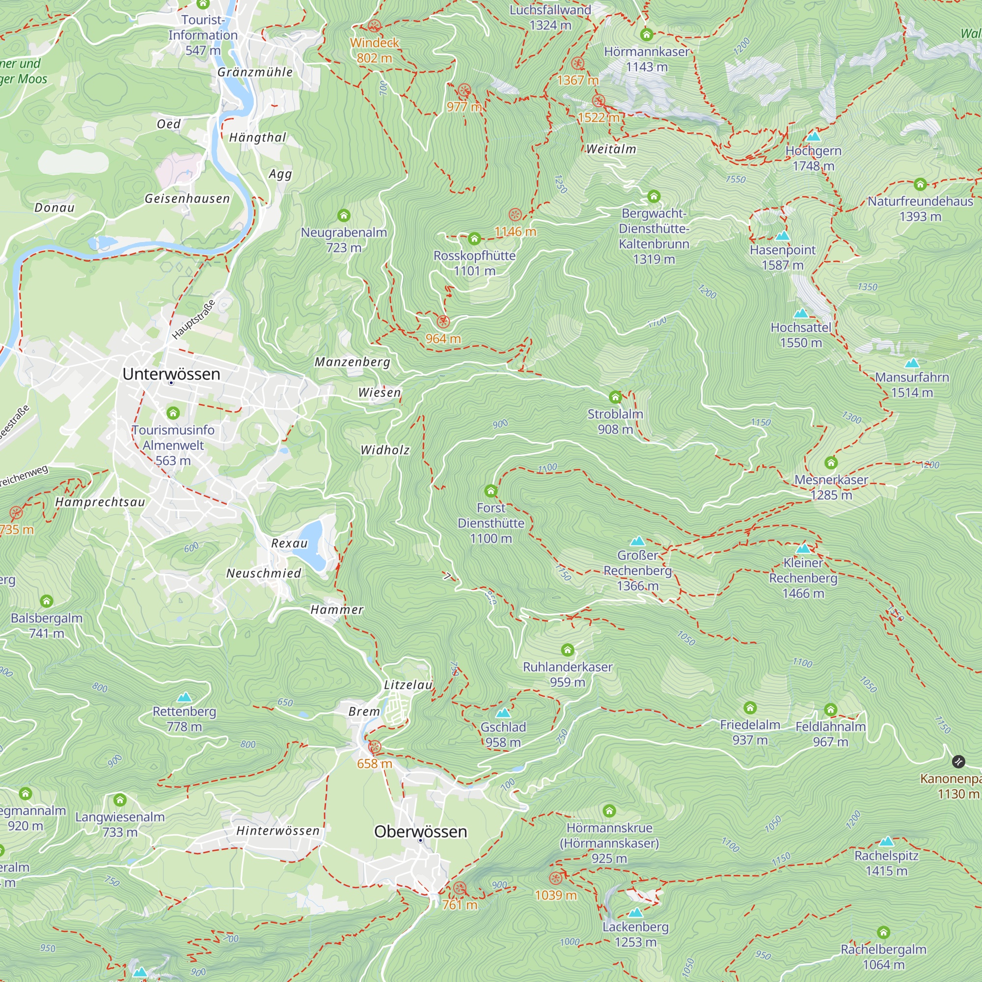 Forst Diensthütte map