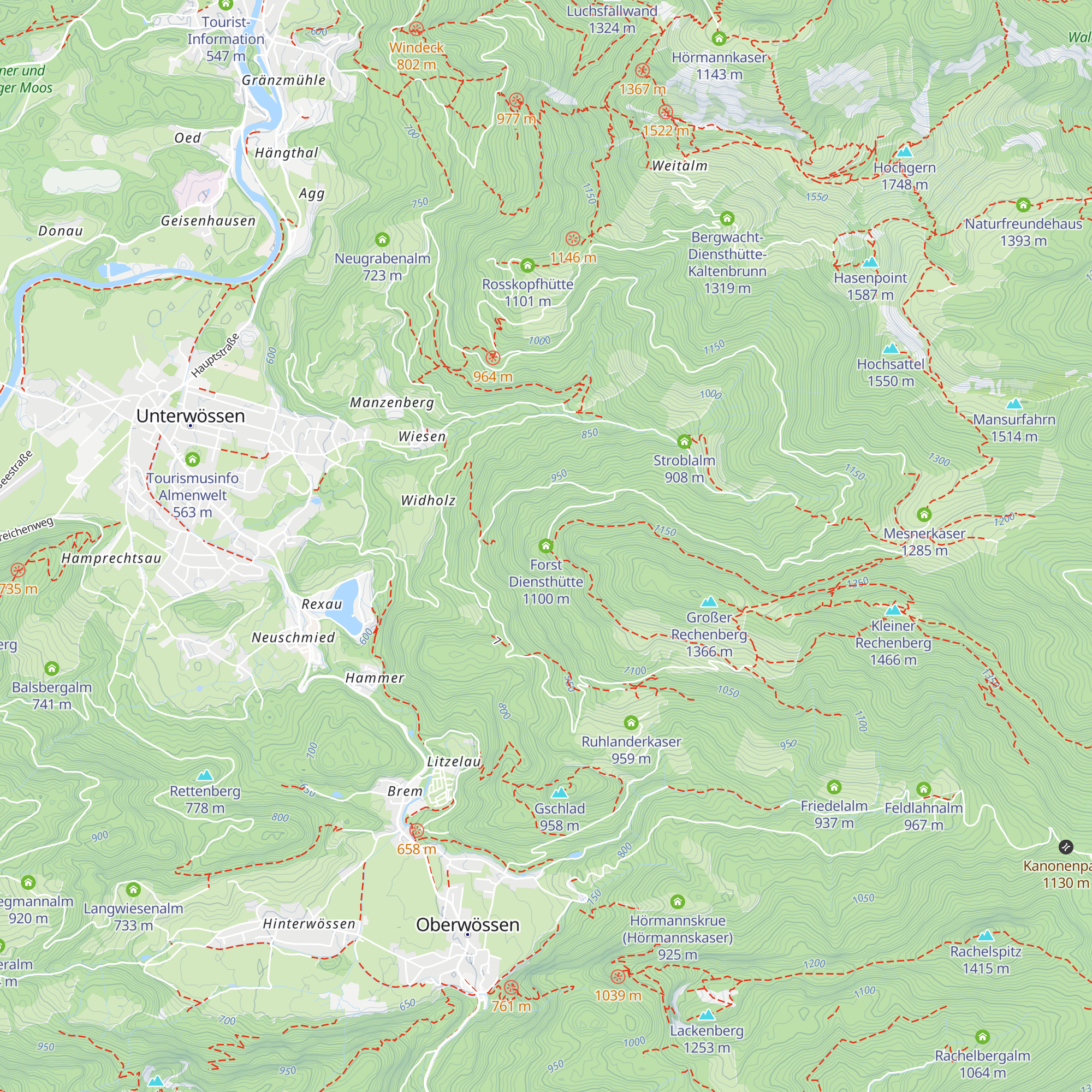 Forst Diensthütte map