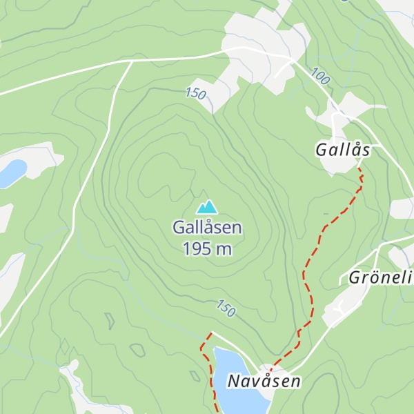Map of Gallåsen