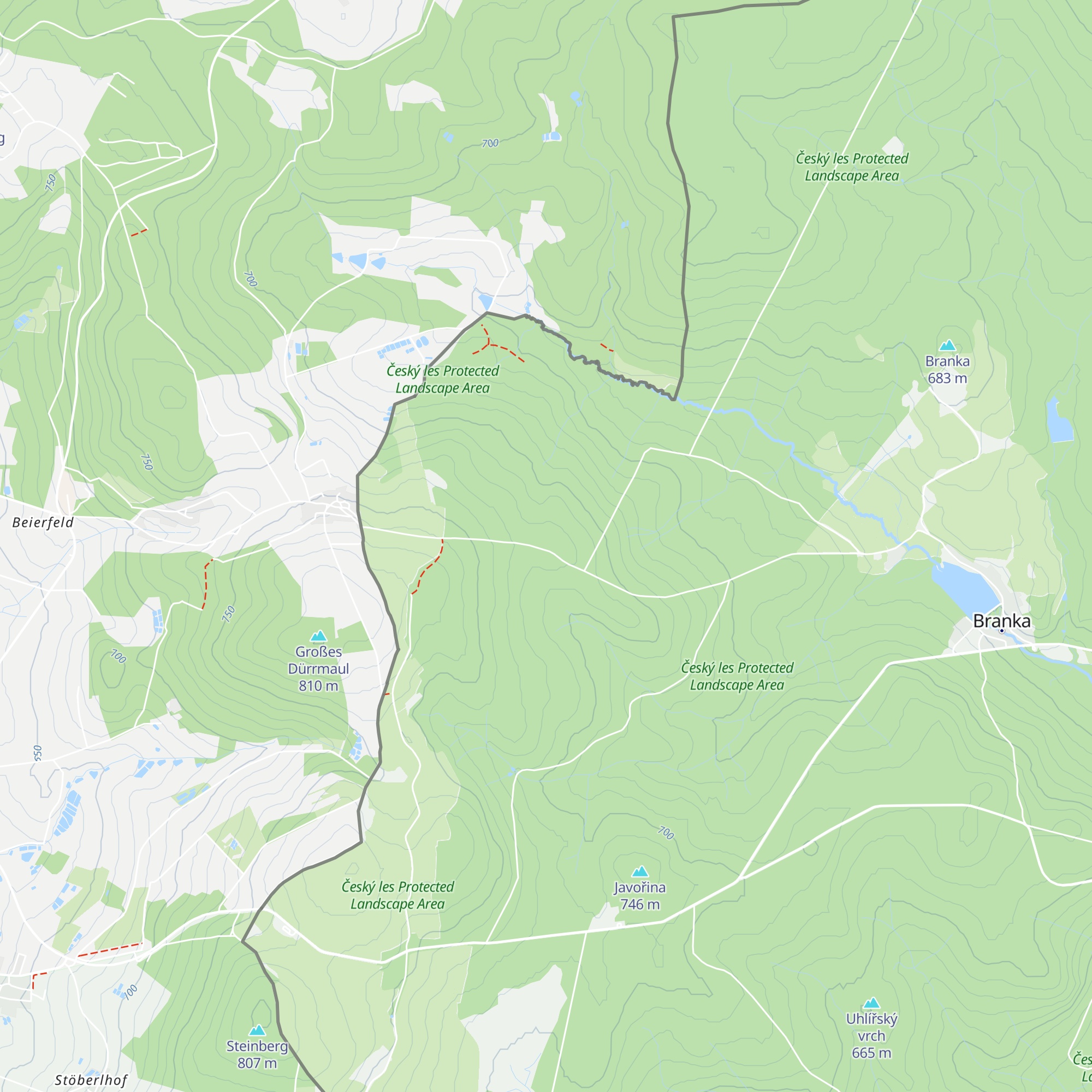 Veřejná útulna LČR map