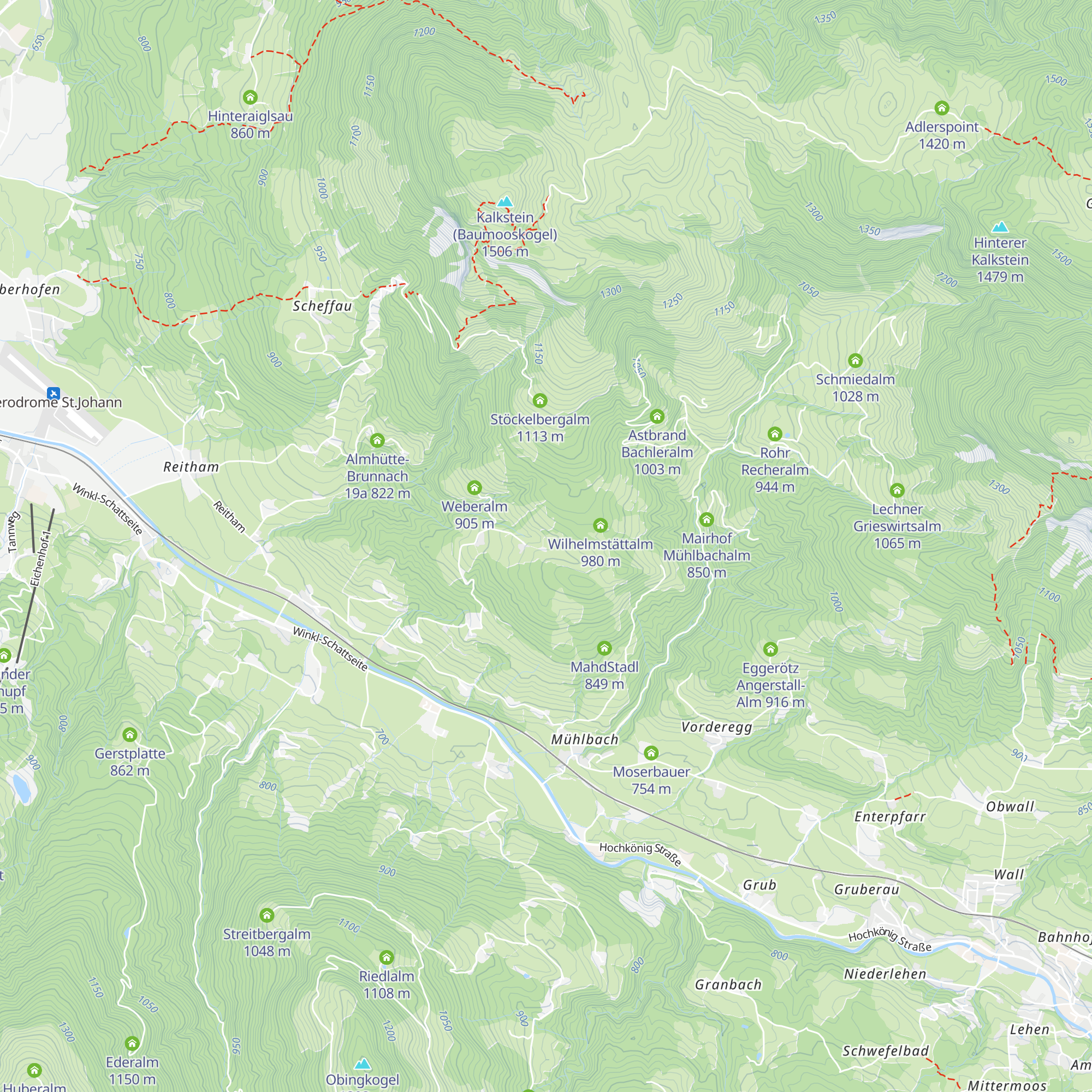 Guggernalm map