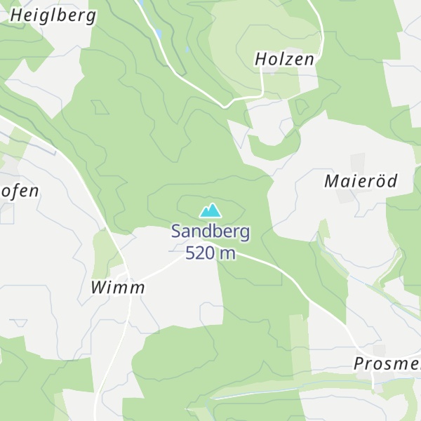 Map of Sandberg