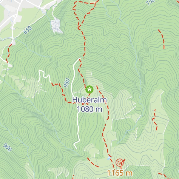 Map of Huberalm