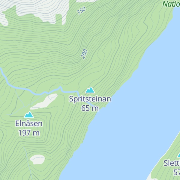 Map of Spritsteinan