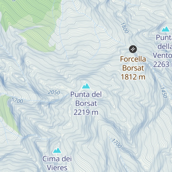 Map of Punta del Borsat