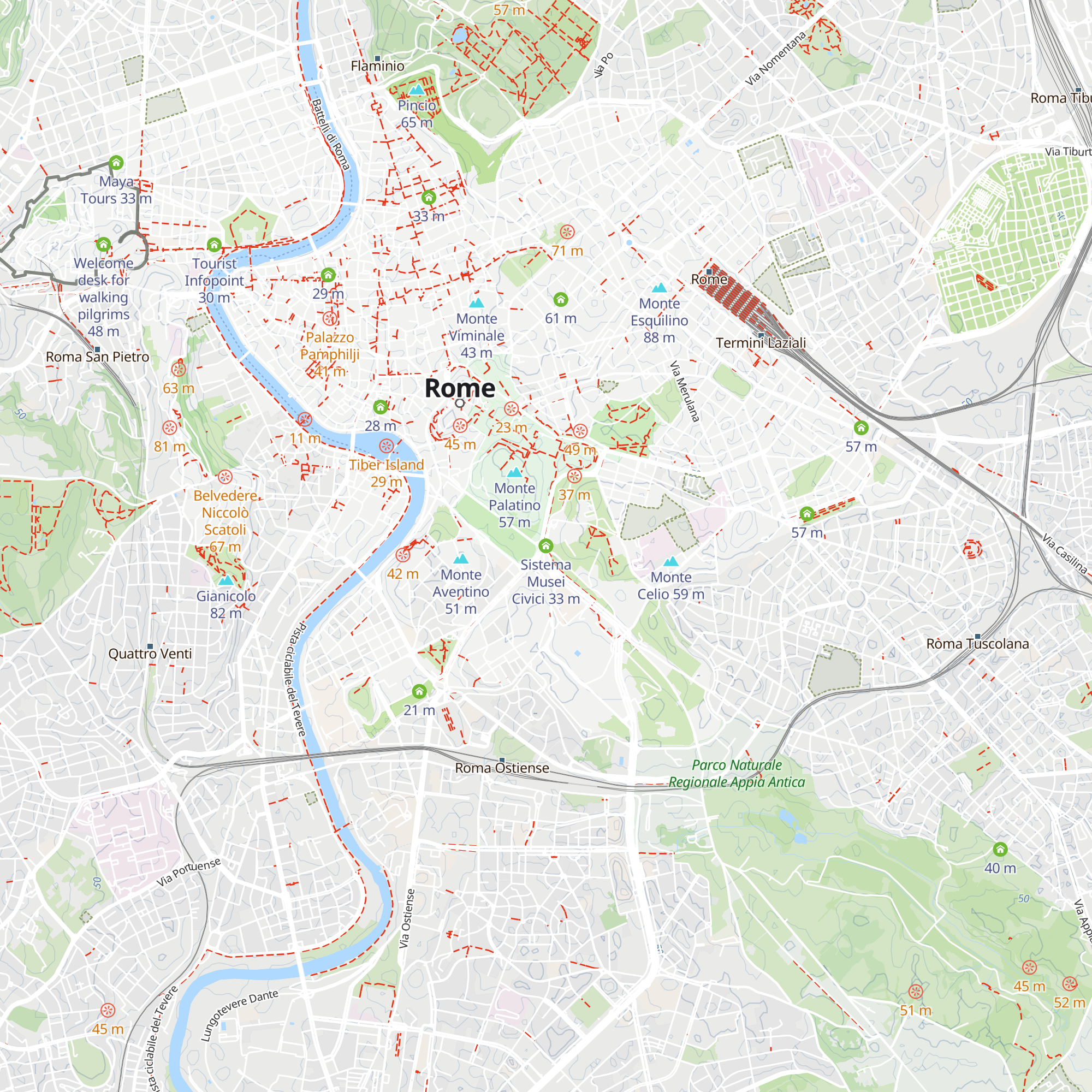 Sistema Musei Civici map