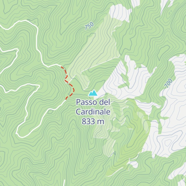 Map of Passo del Cardinale
