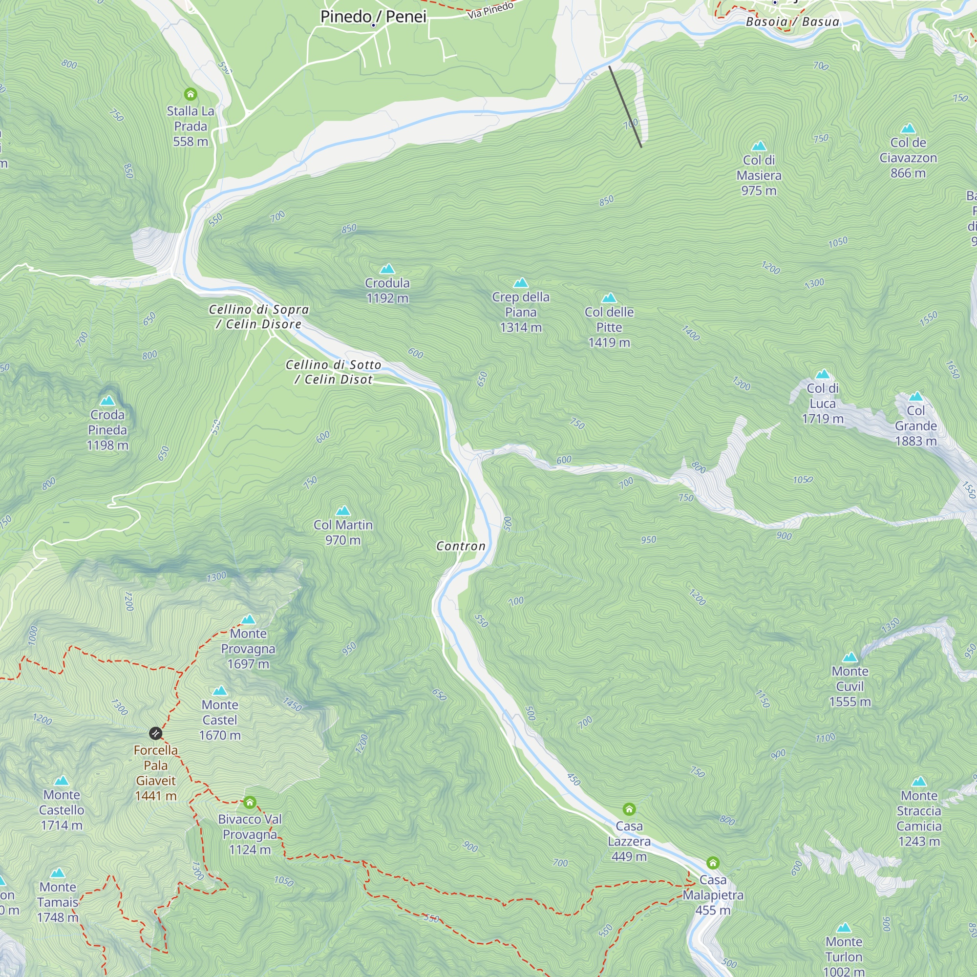 Casa Bettigia map