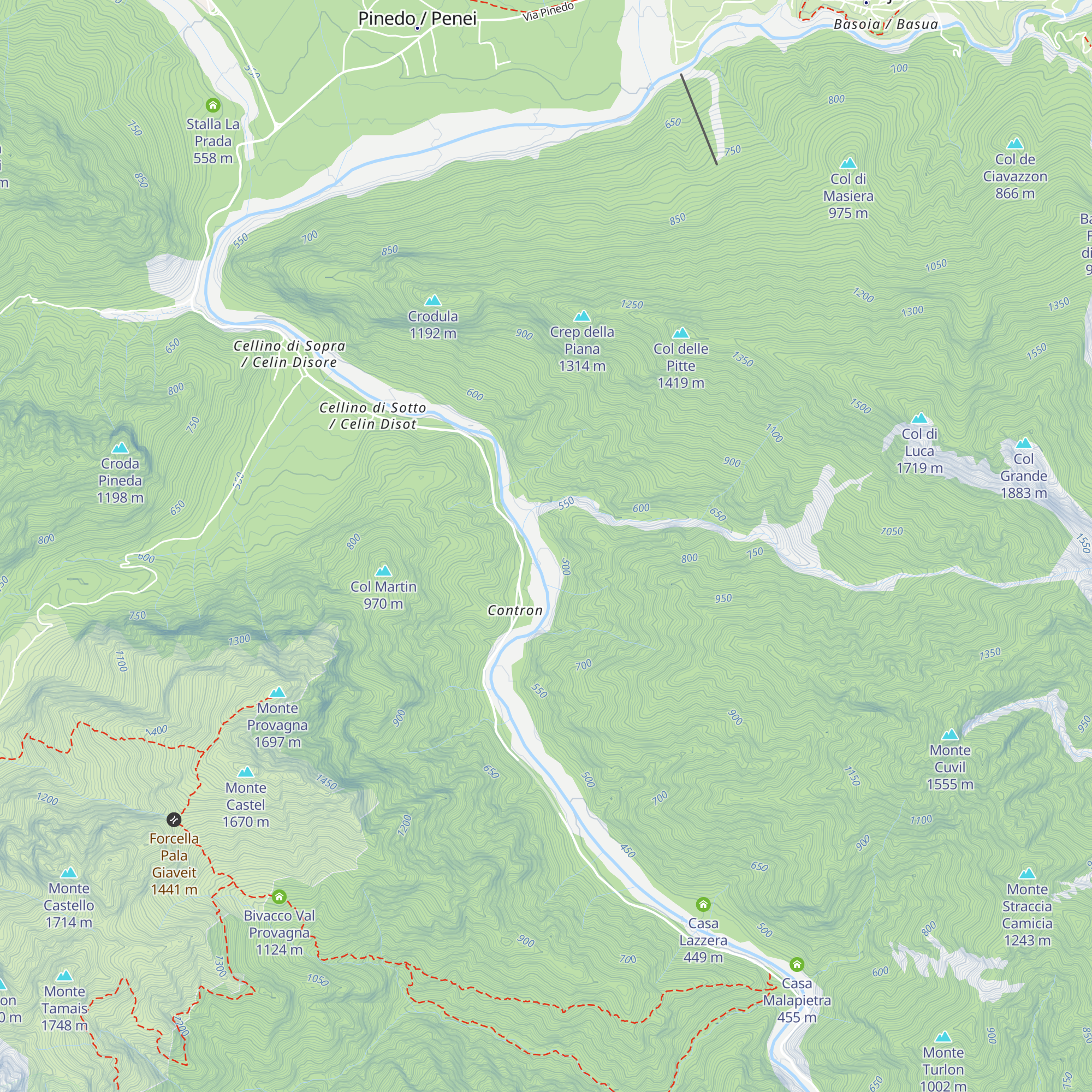 Casa Bettigia map