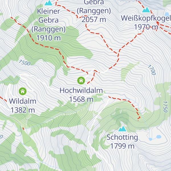 Map of Hochwildalmhütte