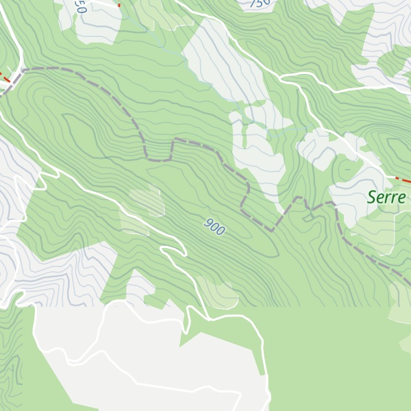 Map of Serra Dei Castagni