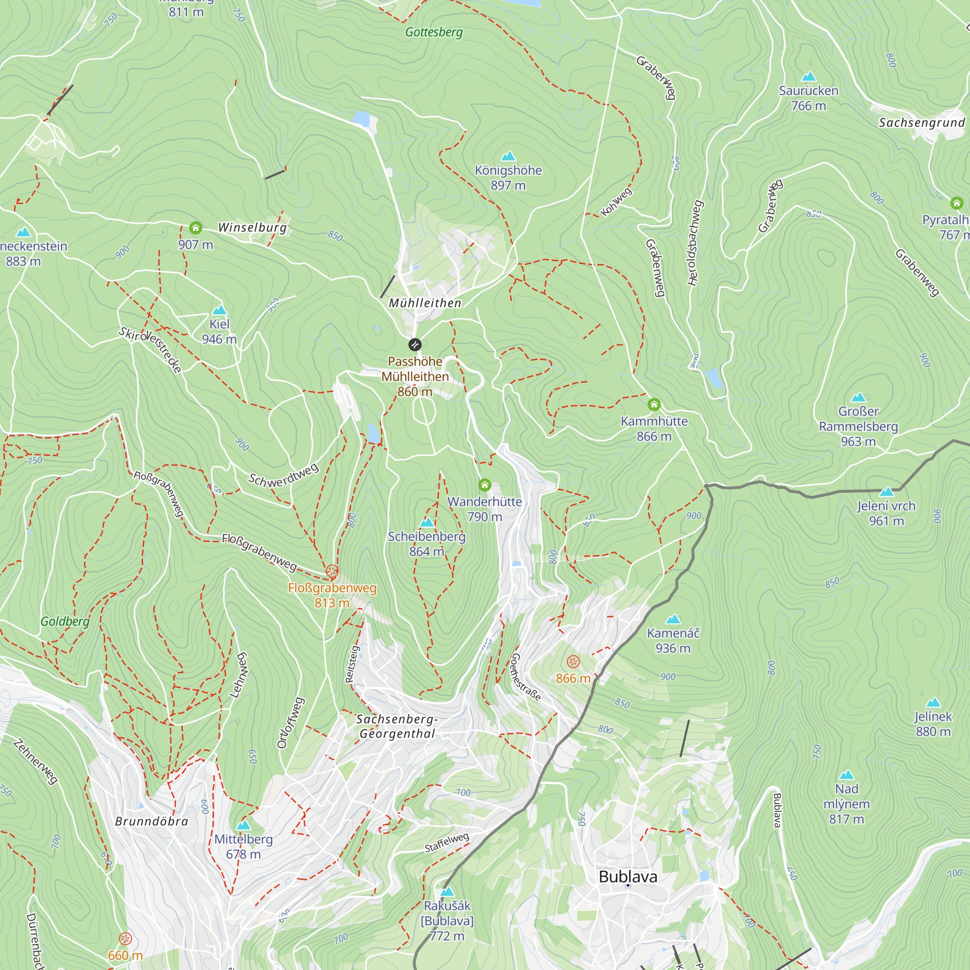 Wanderhütte map