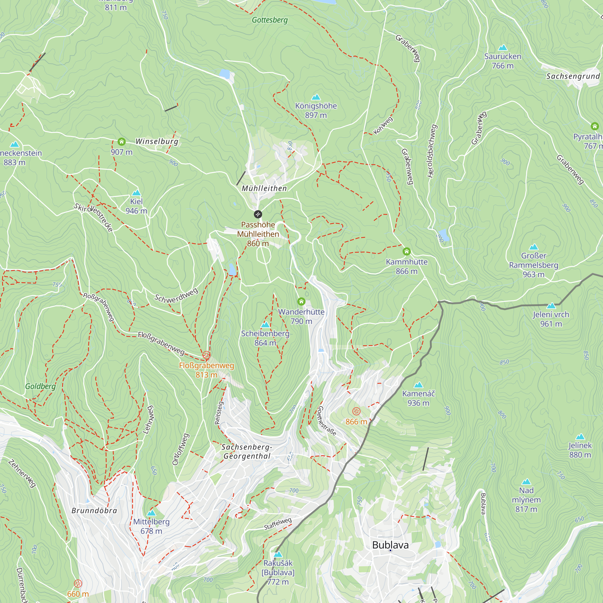 Wanderhütte map