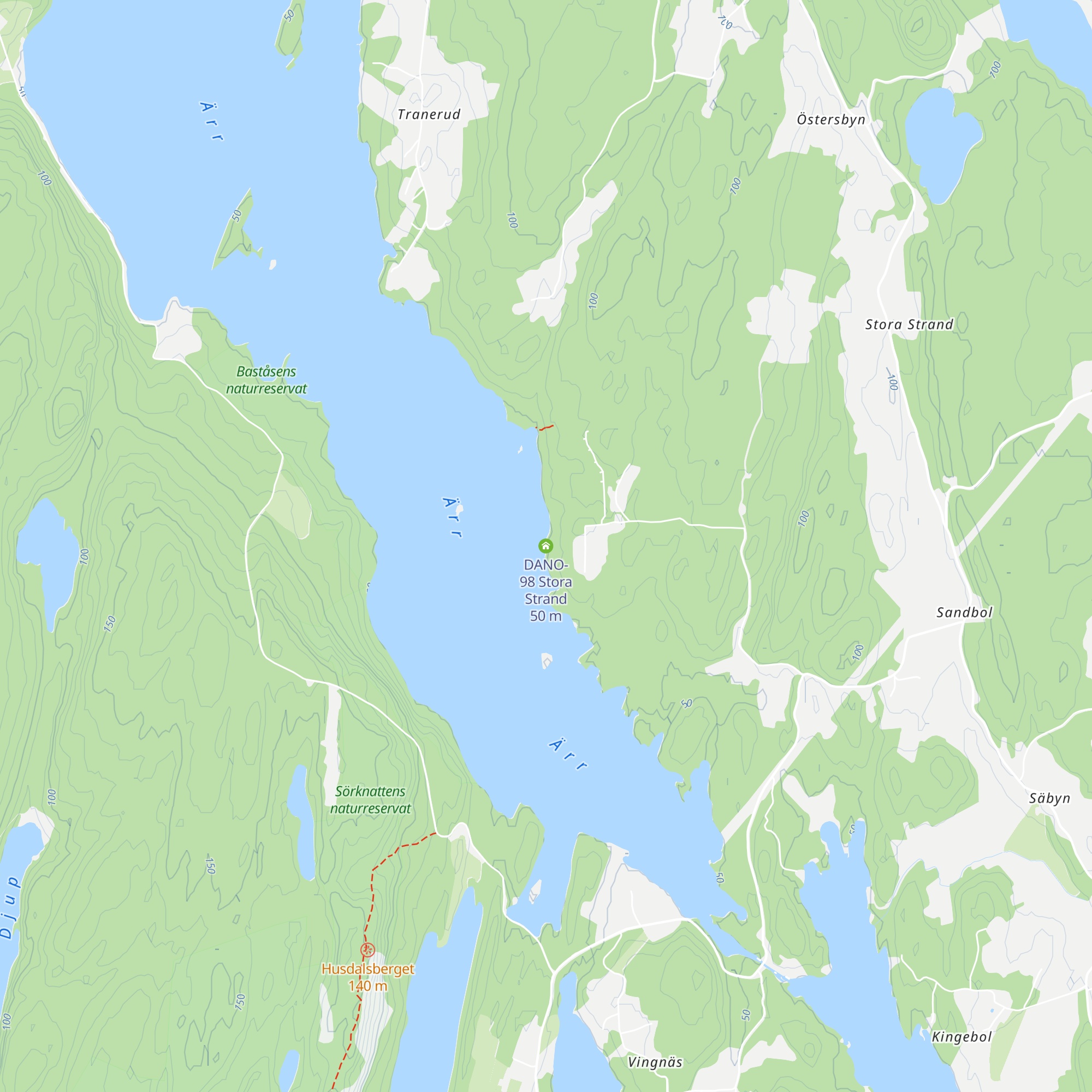 DANO-98 Stora Strand map