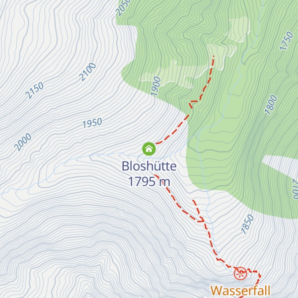 Map of Bloshütte