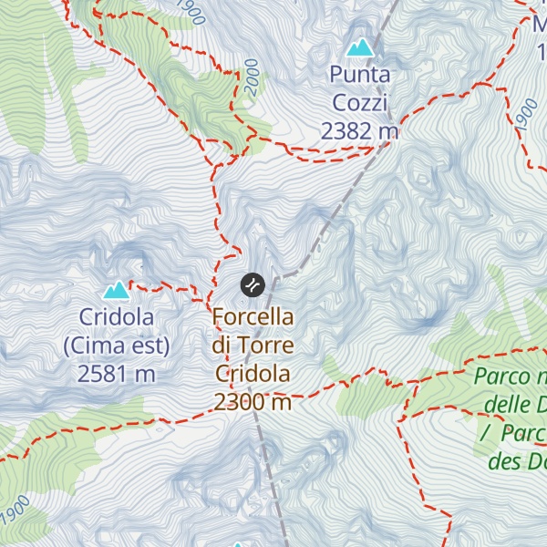 Map of Torre del Cridola