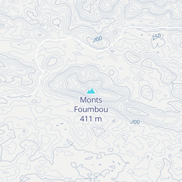 Map of Monts Foumbou