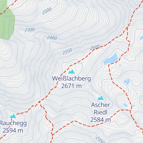 Map of Weißlachberg