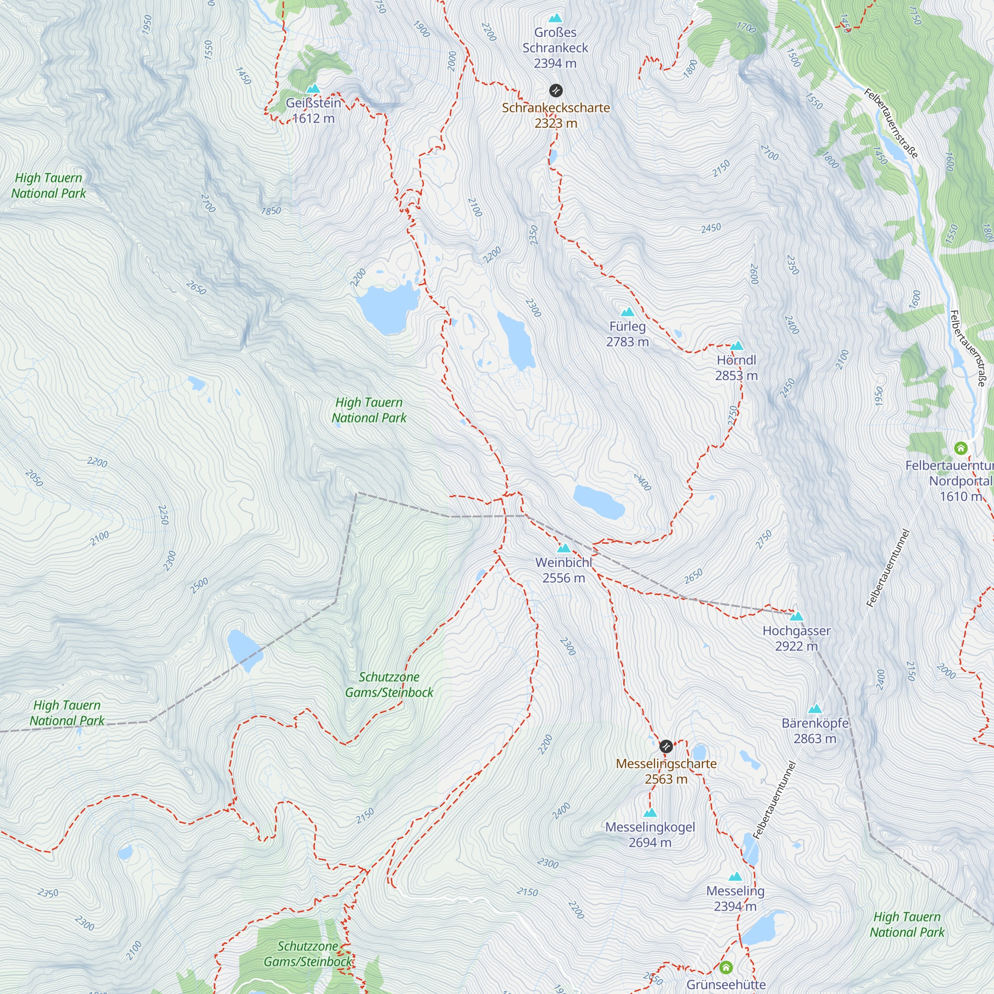 St. Pöltner Hütte map