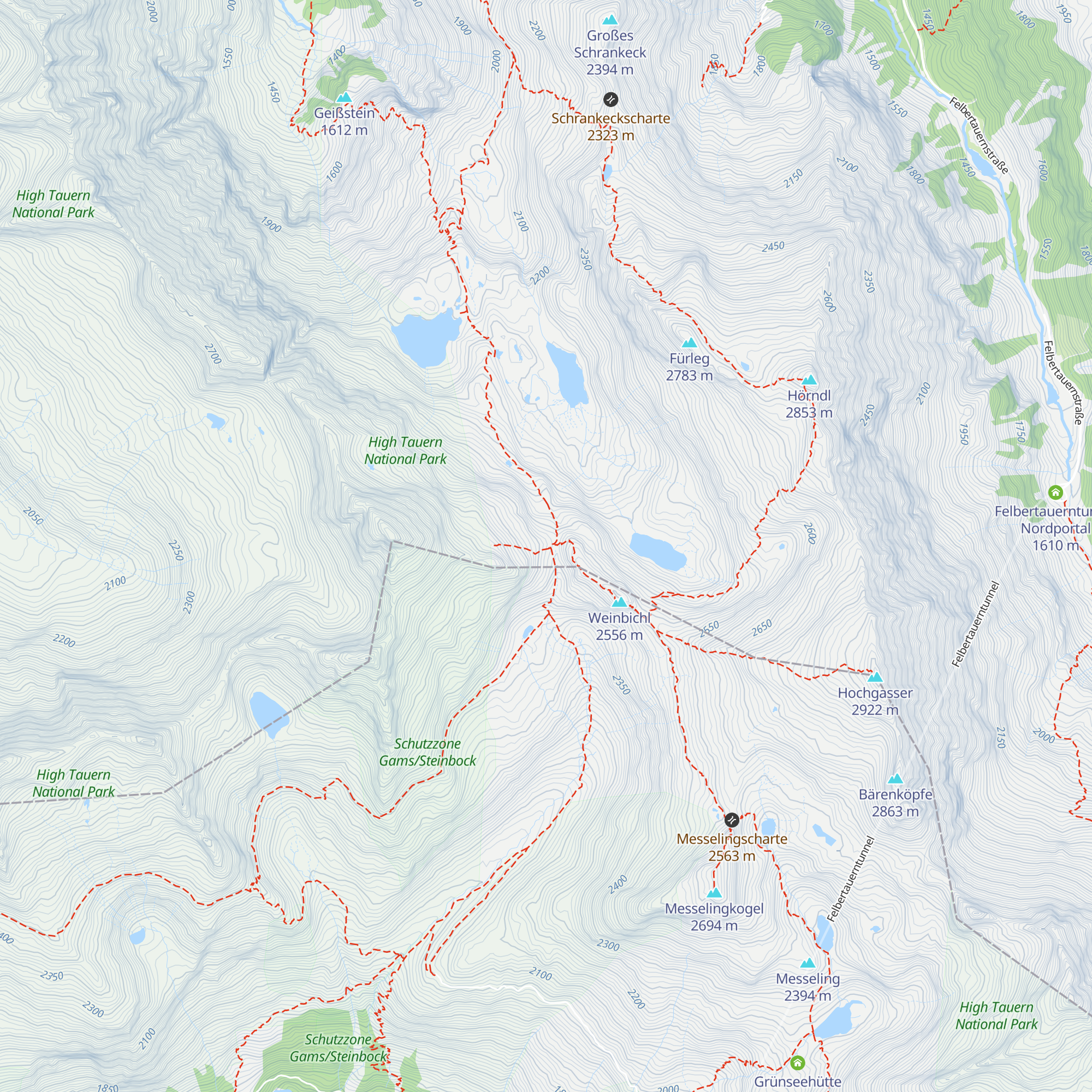 St. Pöltner Hütte map